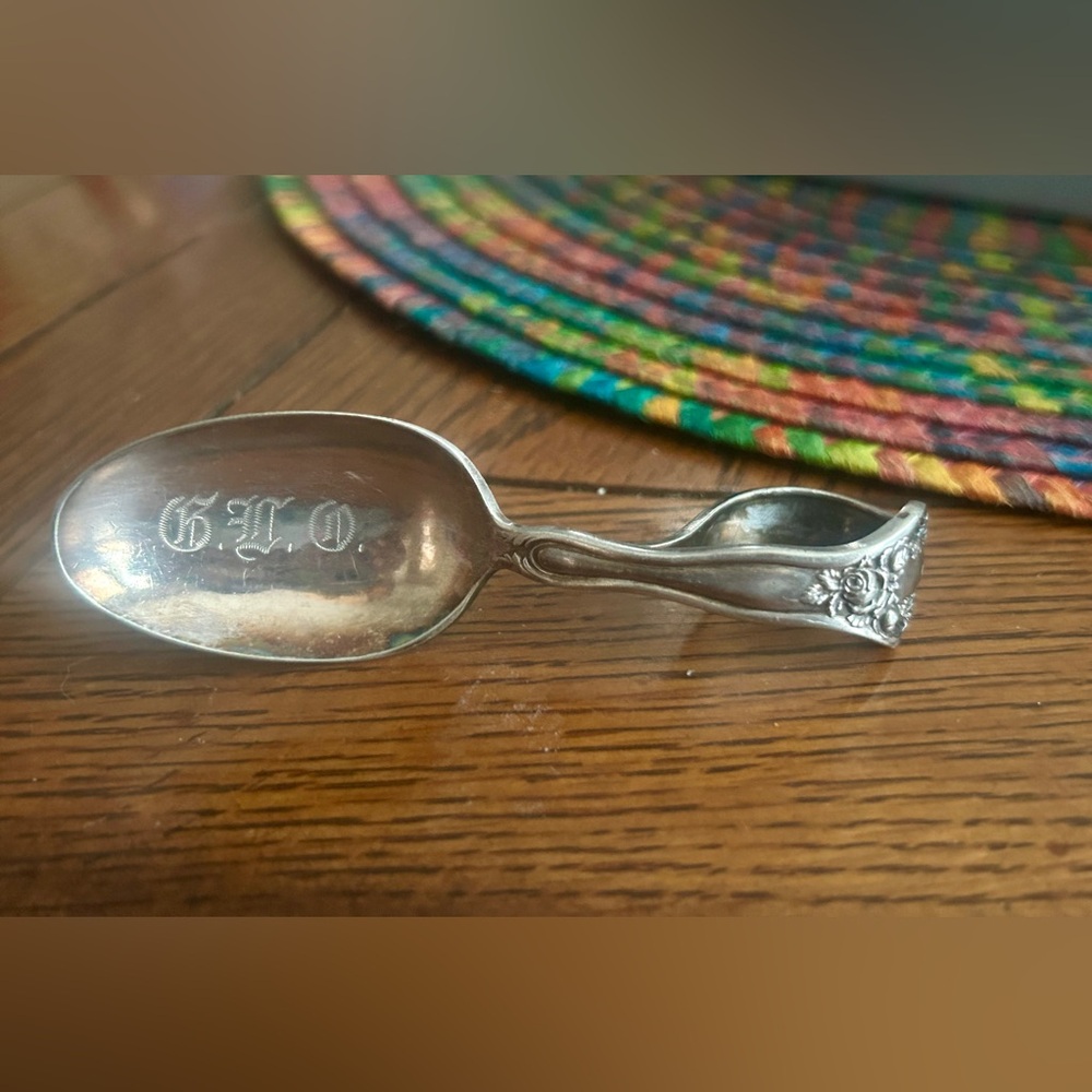 Baby Spoon ANTIQUE Silver HOLMES & EDWARDS XIV